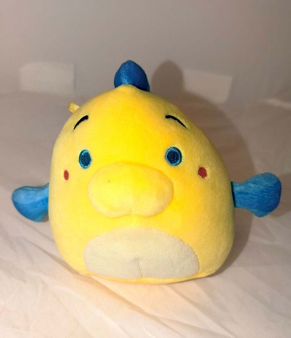 Squishmallows Disney The Little Mermaid Flounder Plush